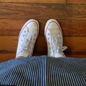 White High Top Converse